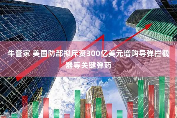 牛管家 美国防部拟斥资300亿美元增购导弹拦截器等关键弹药