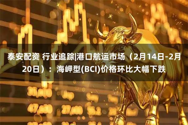 泰安配资 行业追踪|港口航运市场（2月14日-2月20日）：海岬型(BCI)价格环比大幅下跌