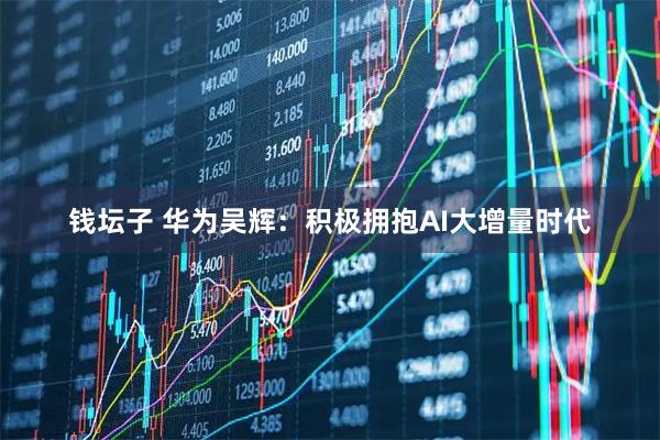 钱坛子 华为吴辉：积极拥抱AI大增量时代